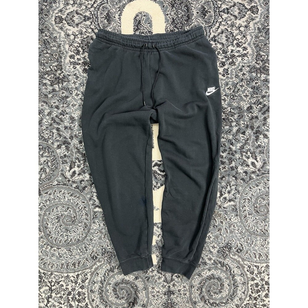 Nike Mens Track Pants Jogger Active Athletic Running Tapered Black Sz Large